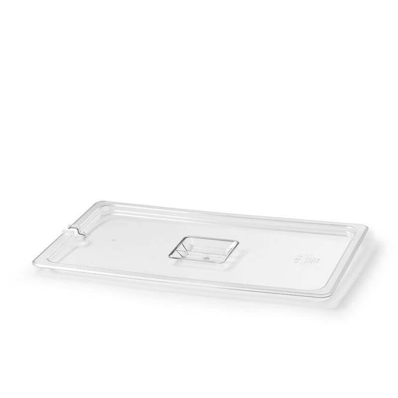 Lock Gn 1/1 med urtag för ösa. Polycarb, Klar