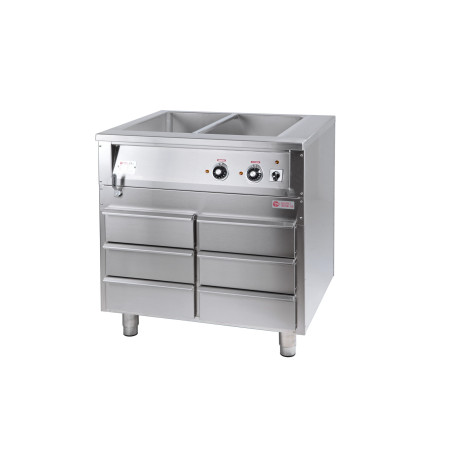 Värmeri/vattenbad med draglåda D1180